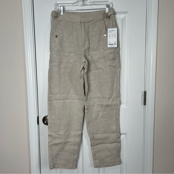 NWT. ATHLETA WOMEN’S VOYAGER LINEN PANT - Picture 4 of 12